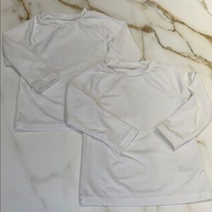 Cat & Jack Rashguard White Shirts